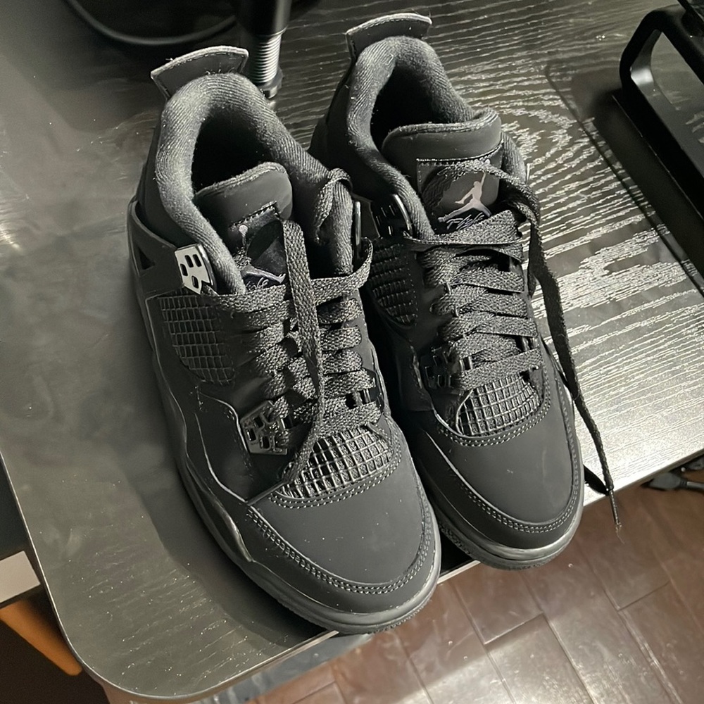 New Air Jordan 4s - Black Cat